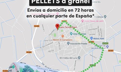 Suministro de pellets a granel en León, Palencia, Valladolid, Asturias, Burgos…
